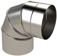 Adjustable Stainless Steel 90° Elbow