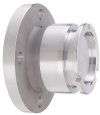 HDC-ADF 2.5" Aluminum Dry Release Flanged Adapter